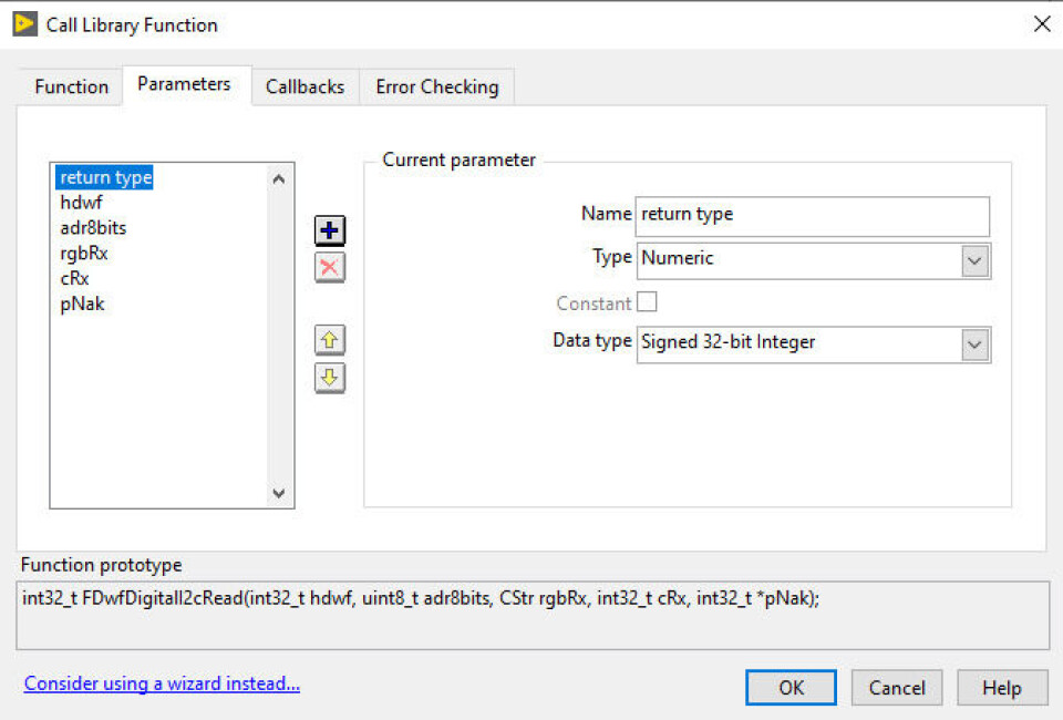 Spionerende I2C-kommunikasjon mellom temperatursensoren og Arduino gjennom Digital Discovery og NI LabVIEW