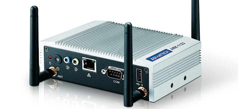 ARK-1123H fra Advantech er en av to robuste gatewayer som tilbys til den nye startpakken for industriell IoT.