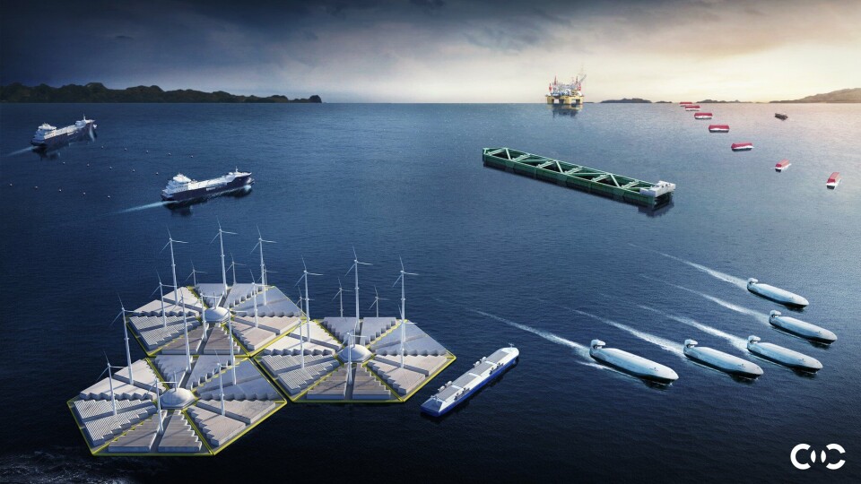 – I Norge er vi ledende på alle maritime industrier, og vi har en holistisk tilnærming til havet. I det offentlige og i næringen snakker vi alltid om hele havrommet. Det er noe unikt norsk – vi er flinke til å tenke på tvers av siloer, sier Nor-Shipping-direktør Per Martin Tanggaard. Illustrasjon: Nor-Shipping