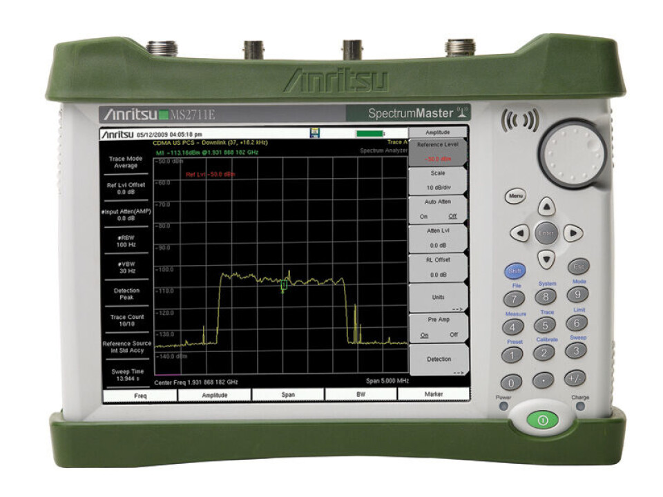 Den nye spektrumanalysatoren MS2711E fra Spectrum Master serien er et instrument som skal være robust, og enkelt å bruke.