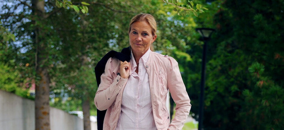SINTEFs konsernsjef Alexandra Bech Gjørv vil gjerne være sammen med Trøndelag Forskning og Utvikling. Foto: Terje Trobe.
