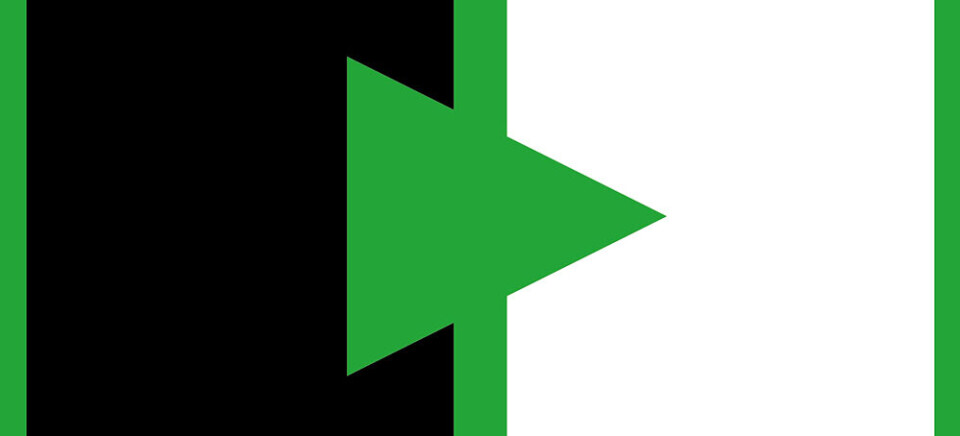 Utstnitt av Hermes-logoen som skal brukes og merkes på utstyr som viser at de er kompatible med standarden.