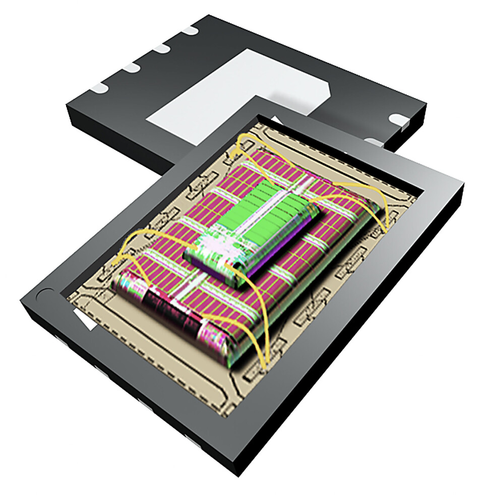 Brikkestabel med både NOR og NAND