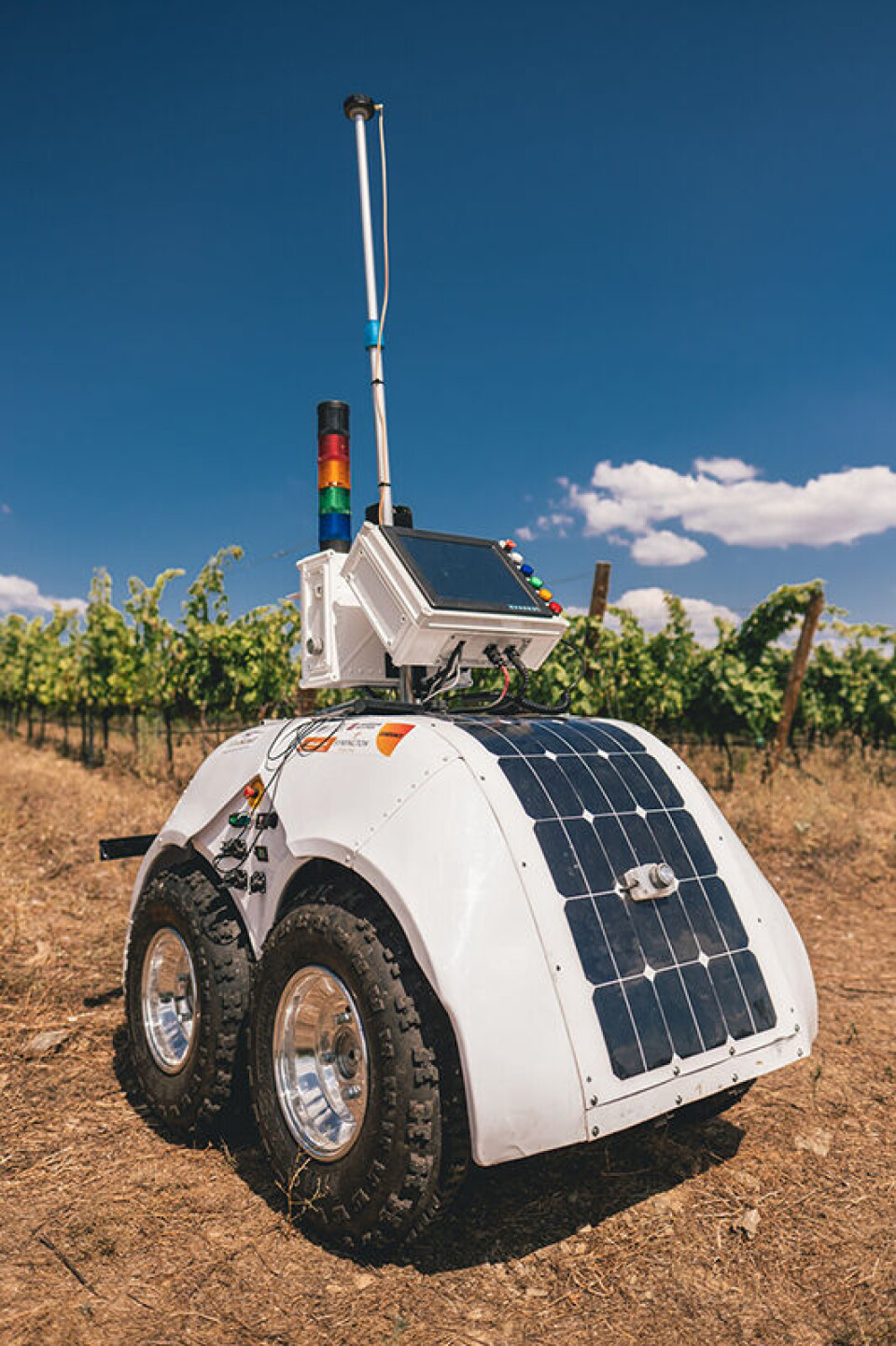 Prototype som er utviklet for EU’s VineScout viticulture-prosjekt.