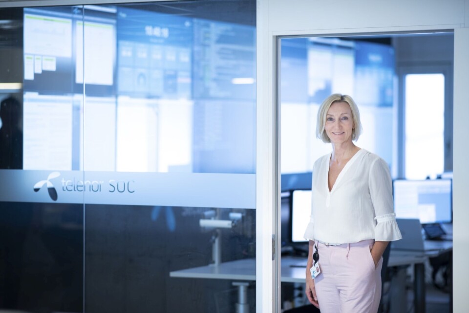 Hanne Tangen Nilsen, sikkerhetsdirektør i Telenor Norge. Foto- Martin Phillip Fjellanger.