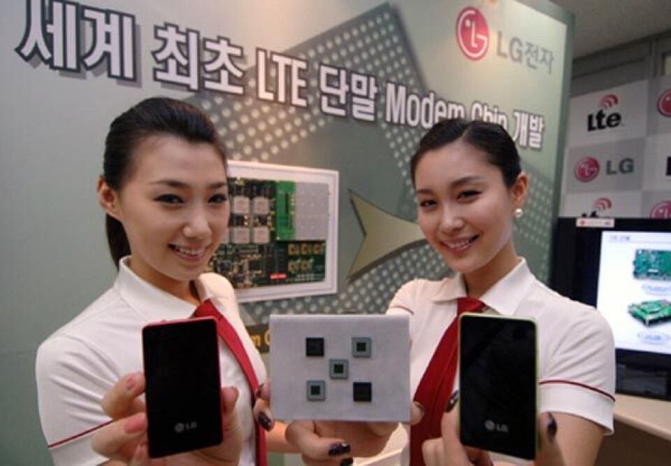 Utviklingen av LGs LTE-modem er et viktig skritt på veien mot å lage en kommersiell 4G-mobil, heter det fra produsenten. (Foto: LG Electronics)