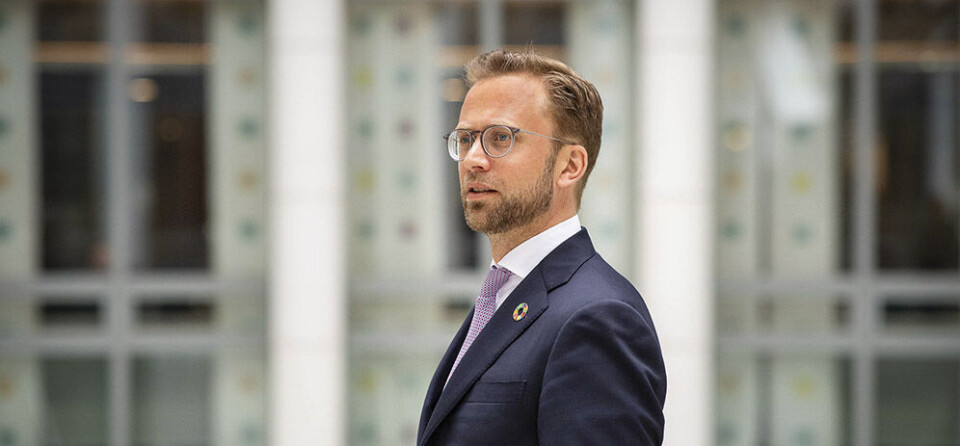Regjeringen, med kommunal- og moderniseringsminister Nikolai Astrup i spissen, satser på samarbeid med oppstartsbredrifter. Foto: Torbjørn Tandberg