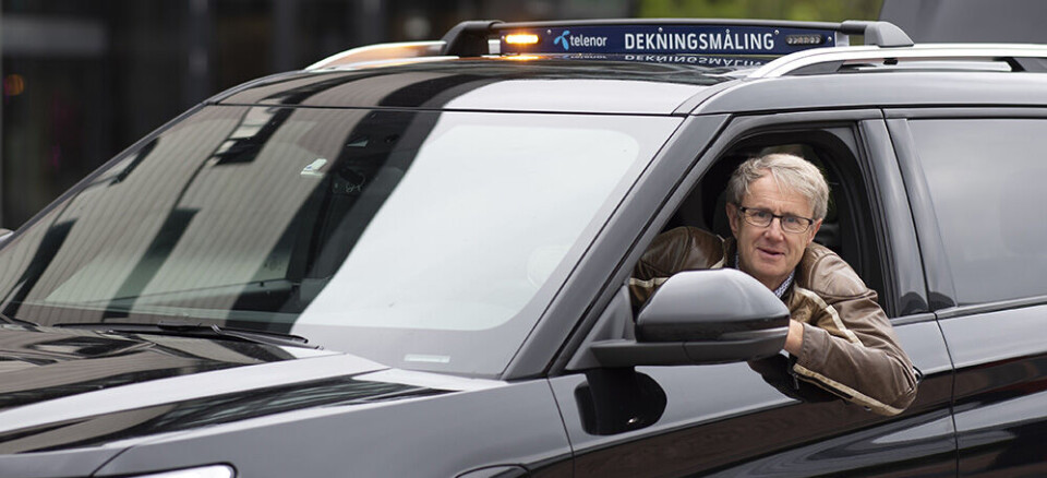 Dekningsdirektør Bjørn Amundsen i Telenor ser fram til at det blir bedre kapasitet for 4G og 5G når 3G-nettet stenges. Foto: Martin Fjellanger