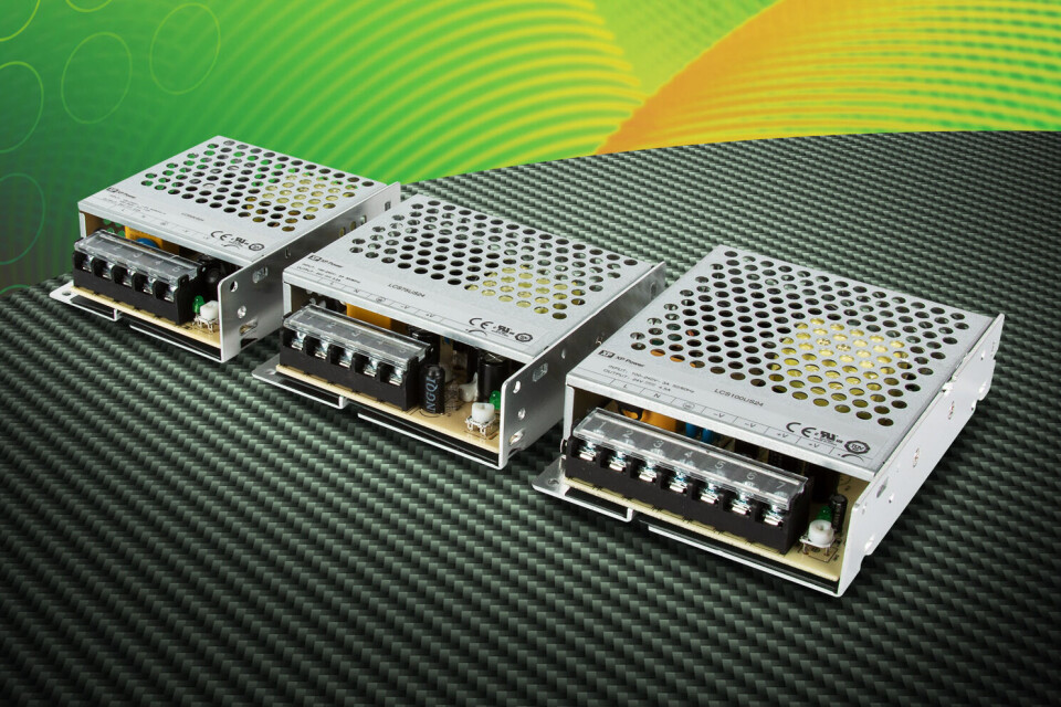 Lukkede 35–100 W AC/DC-strømforsyninger