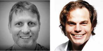 Med på laget: Håvard Korsvoll, teknisk sjef og styreleder, og Erik Fossum Færevaag, Disruptive Technologies, nestleder i styret.