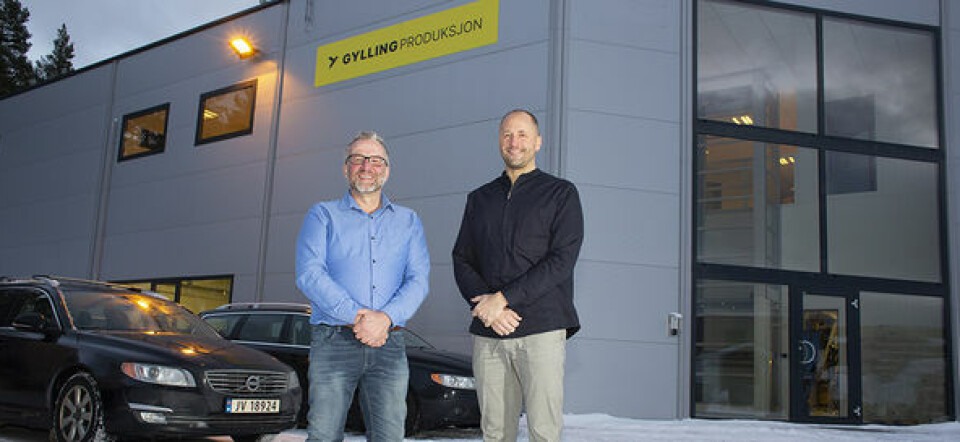 Gylling Teknikk satser på elektronikkproduksjon. I første omgang går de bredt ut i markedet for å tilby sine tjenester. På sikt vil det også bli produksjon av smarte batterier. Her Jarle Mørch, COO og Pål Sørensen, CEO i det som nå heter Gylling Produksjon.
