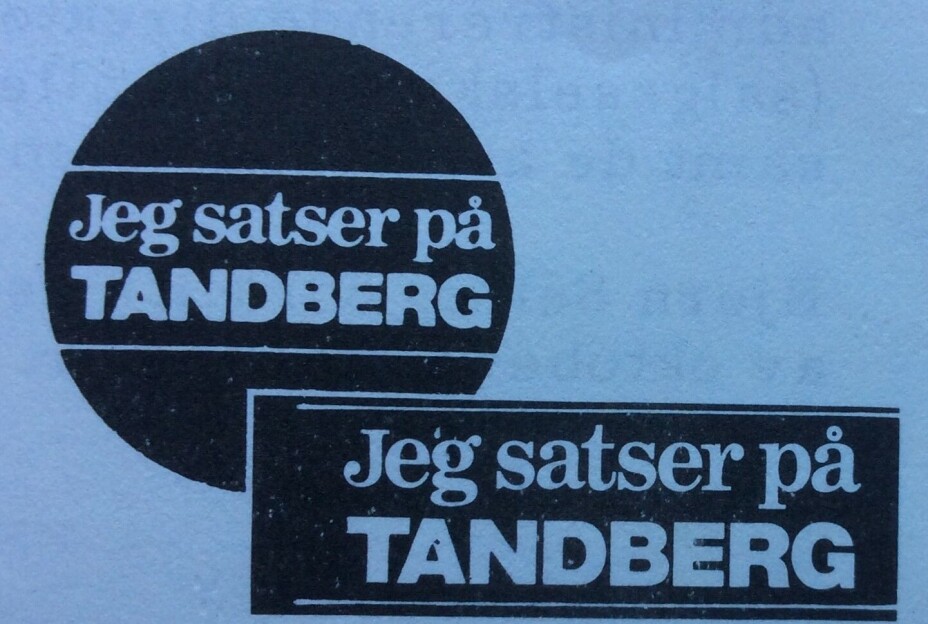 Reklamekampanje 'Jeg satser på Tandberg' ble lansert i 1977 – etter at Tandberg og Radionette hadde gått sammen.Hva med Radionette-produktene?