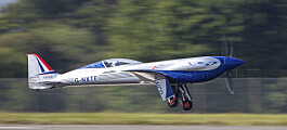 Satt fartsrekord for elektriske fly