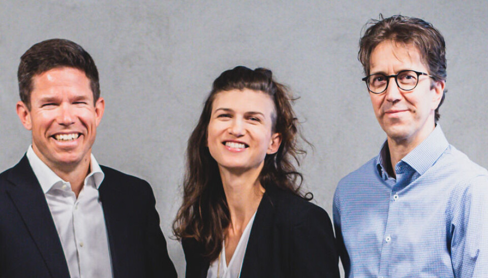 eBOM-teamet: F.v. Daniel Nihlén, Klara Sibeck og Magne Karlsson