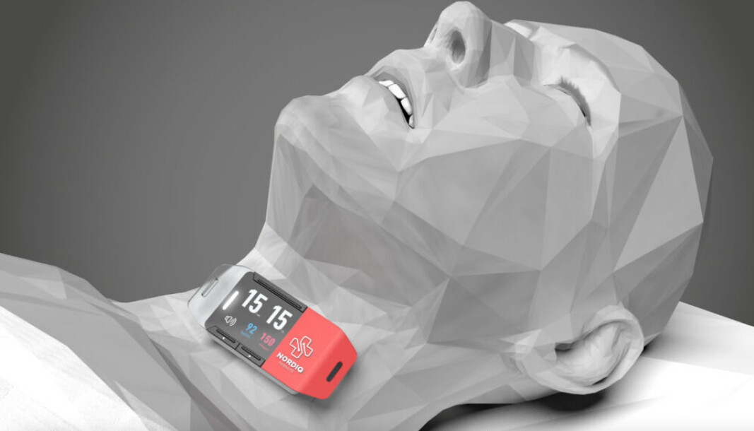 Helsetknologiselskapet Nordiq Products er en av de som nå skal hjelpes frem gjennom mentorprogrammet Telia Startup. Bildet viser ett av produktene, «LiSa, the Life Saver». Helsetknologiselskapet Nordiq Products er en av de som nå skal hjelpes frem gjennom mentorprogrammet Telia Startup. Bildet viser ett av produktene, «LiSa, the Life Saver».