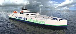 Kongsberg Maritime skal levere fremdriftssystem for ny nullutslippsferge