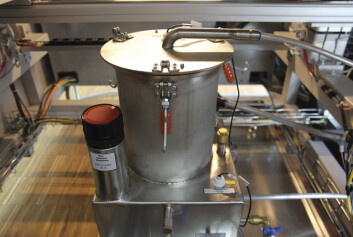 Galden-tanken for filtrering.