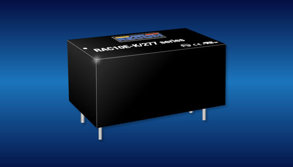 Kompakte 10W AC/DC-omformere