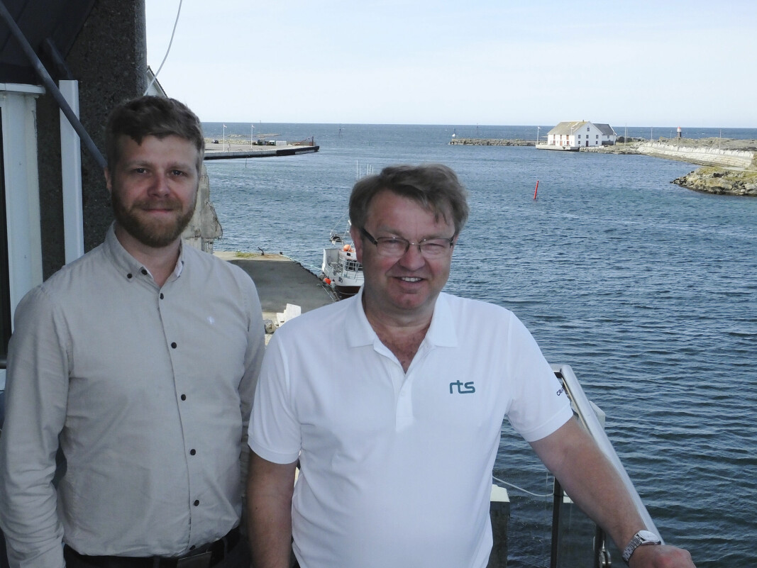 Ivar Ersland og Tore Hafte Staalesen i RTS AS ser store muligheter for å overføre deres offshorebaserte undervannsteknologi til blant annet fornybar energi og havbruk.
