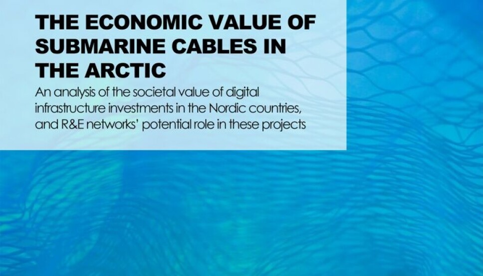 Rapport fra Copenhagen Economics: The Economic Value of Submarine Cables in the Arctic