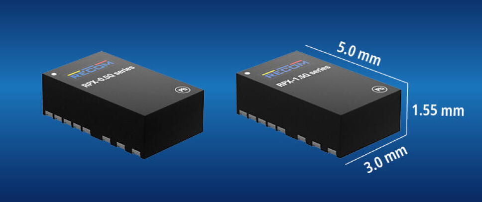DC/DC-omformerserie oppfyller AEC-Q100