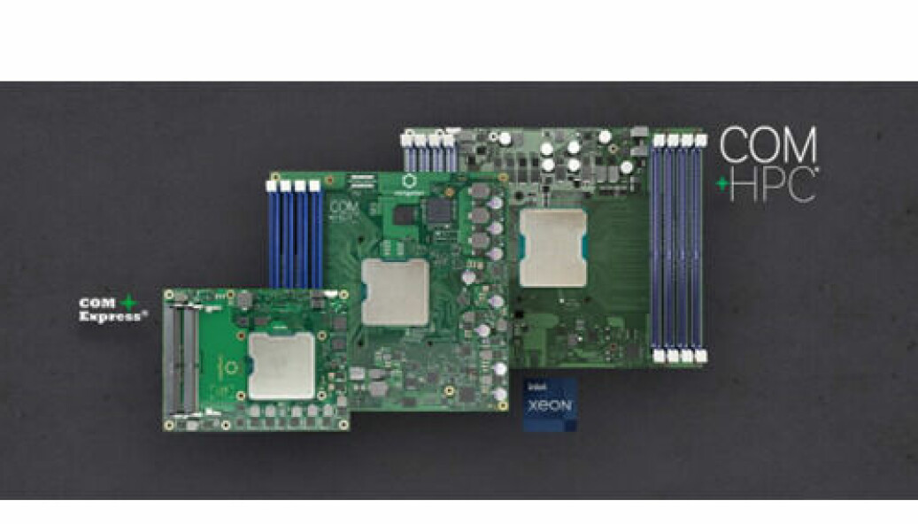 Verdens første COM-HPC Server-on-Modules med Intel Xeon D prosessorer frigjør servere fra begrensningene med luftkondisjonerte serverrom.
