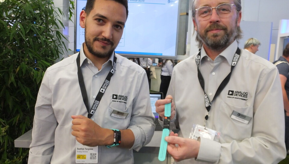 Andreas Ward (t.h.) og Soufian Targaoui, ADI: - Aldri har det vært enklere å designe avanserte løsninger for kroppsnære- og hjemmehelseprodukter. Andreas Ward (t.h.) og Soufian Targaoui, ADI: - Aldri har det vært enklere å designe avanserte løsninger for kroppsnære- og hjemmehelseprodukter.