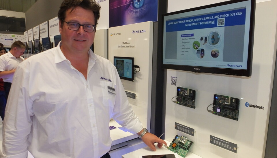 – Dette er rett og slett verdens mest integrerte BLE-brikke, sier produktansvarlig Alex Kengen i Renesas – Dette er rett og slett verdens mest integrerte BLE-brikke, sier produktansvarlig Alex Kengen i Renesas