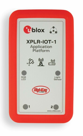 Digi-Key tilbyr nå eksklusivt XPLR-IoT-1-settet fra u-blox (Klikk for å forstørre)