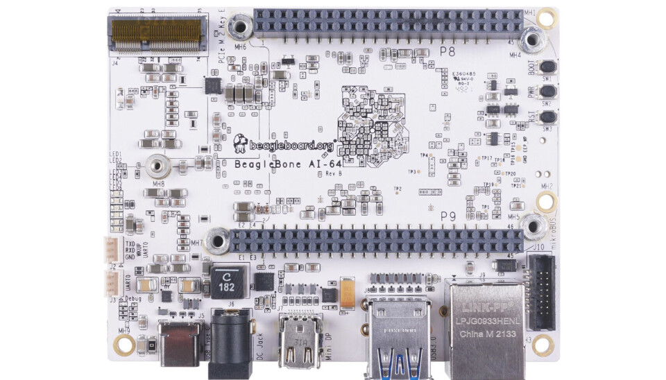 64-bit Beaglebone med kunstig intelligens