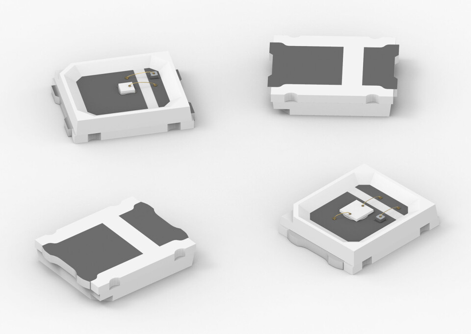 WL-SUTW med UV-A LED tilbys i en overflatemonterbar PLCC2-pakke.