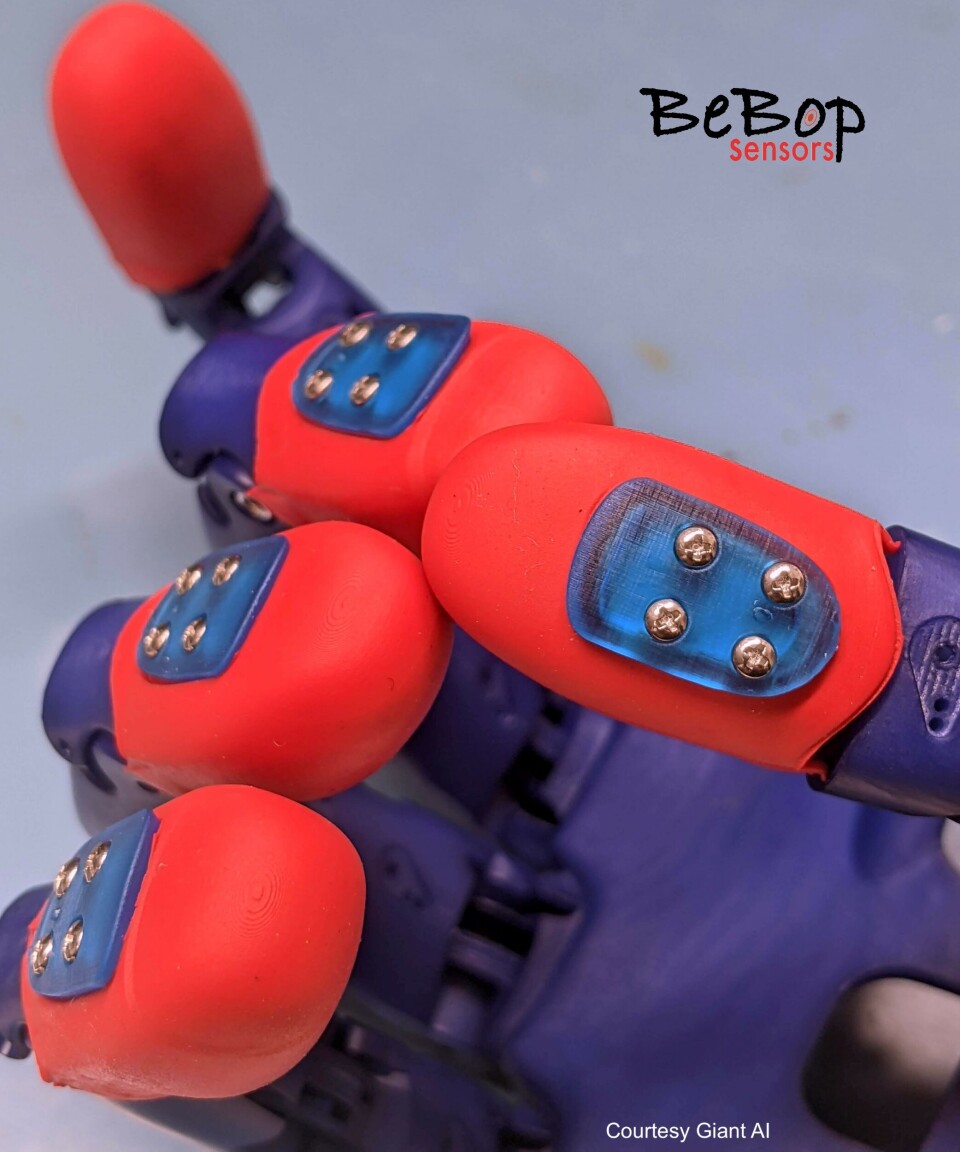 Robotfingre med kunstig hud