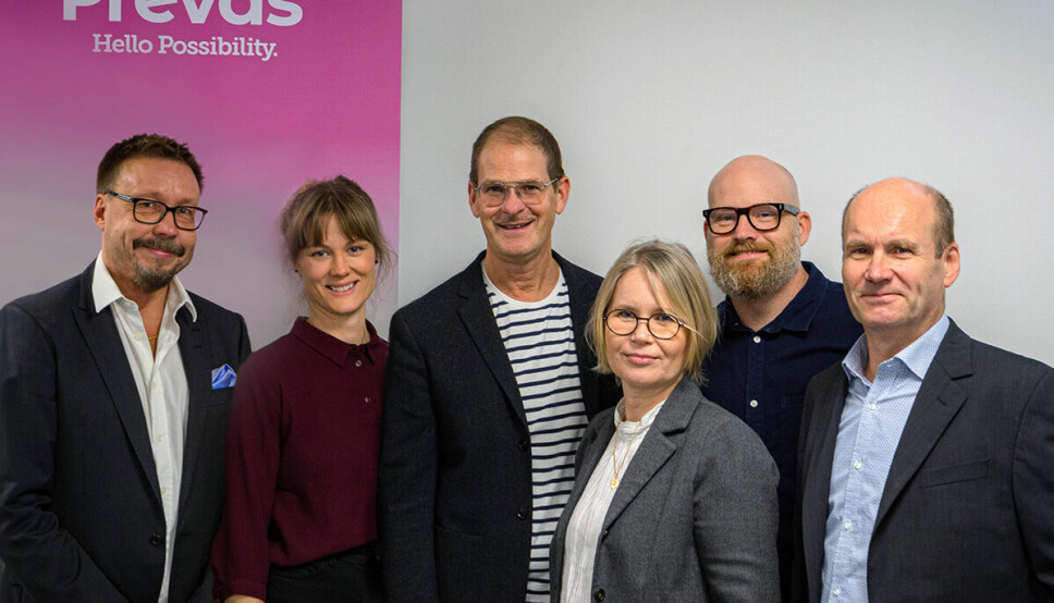 Blir kolleger: Hans-Erik Wikman (Prevas), Julia Treutiger (Myra), Jon-Karl Sundh (Myra), Stina Juhlin (Myra), Magnus Olsson (Myra) og Robert Tönhardt (Prevas).