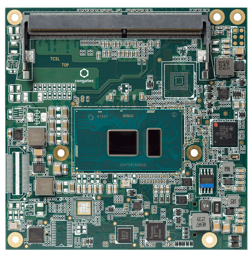 ANYbotics bruker tre congatec datamaskinmoduler (COM) i hver robot med to forskjellige prosessortyper: Intel Core i7 hexa core og laveffekt dual core ULT-prosessorer. Arbeidsmengden konsolideres ved hjelp av dedikerte prosessorkjerner for kartlegging, baneplanlegging og bevegelsesstyring i sanntid. I tillegg til dette er et tredje segment forbeholdt individuelle kundeapplikasjoner. ANYbotics bruker tre congatec datamaskinmoduler (COM) i hver robot med to forskjellige prosessortyper: Intel Core i7 hexa core og laveffekt dual core ULT-prosessorer. Arbeidsmengden konsolideres ved hjelp av dedikerte prosessorkjerner for kartlegging, baneplanlegging og bevegelsesstyring i sanntid. I tillegg til dette er et tredje segment forbeholdt individuelle kundeapplikasjoner.