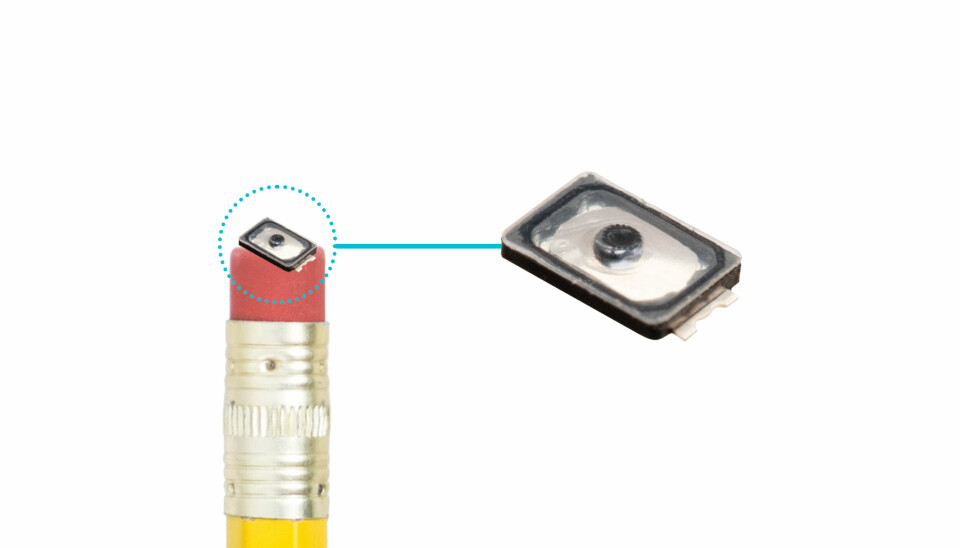 Taktil bryter på 3 x 2 mm
