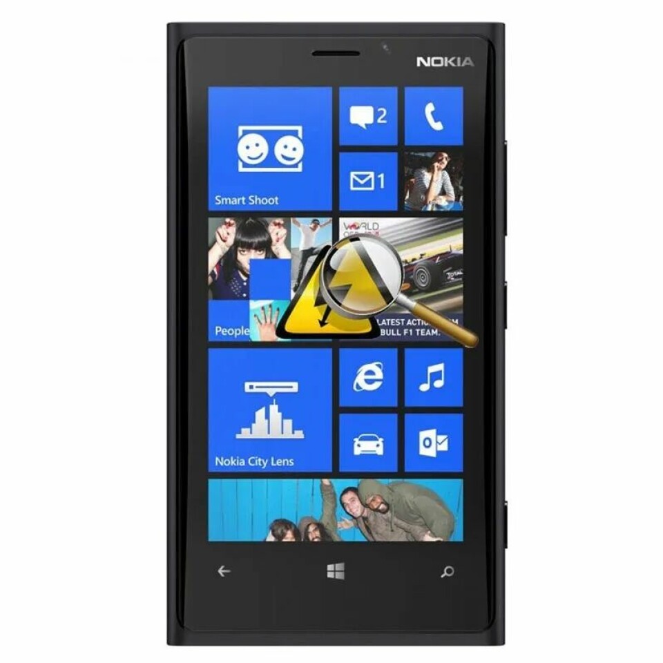 Nokia Lumia 920 med Windows-plattform.