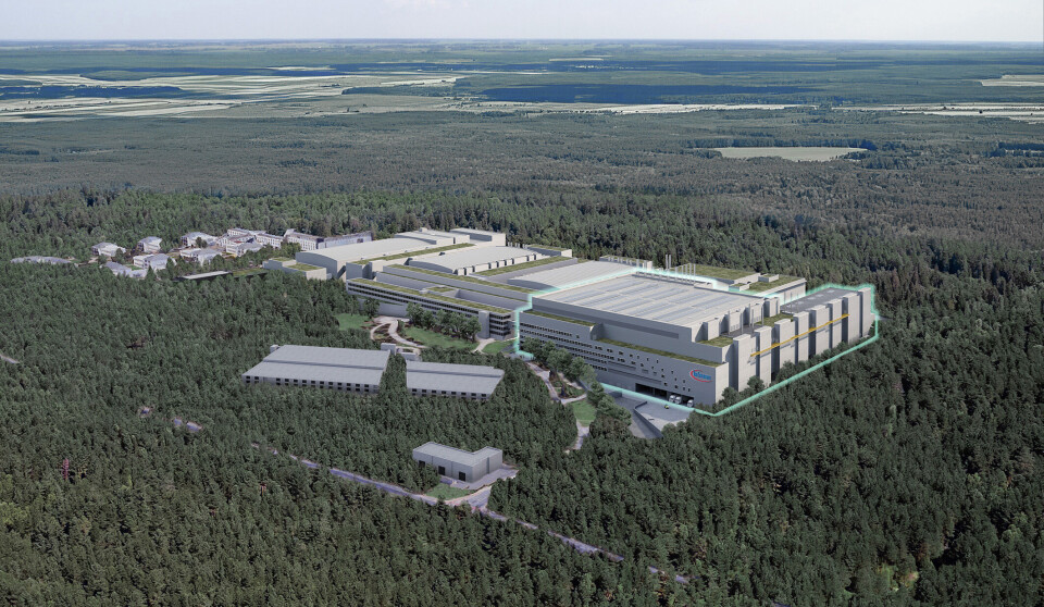 Infineons planlagte smartkraftfabrikk i Dresden, Tyskland. Infineons planlagte smartkraftfabrikk i Dresden, Tyskland.