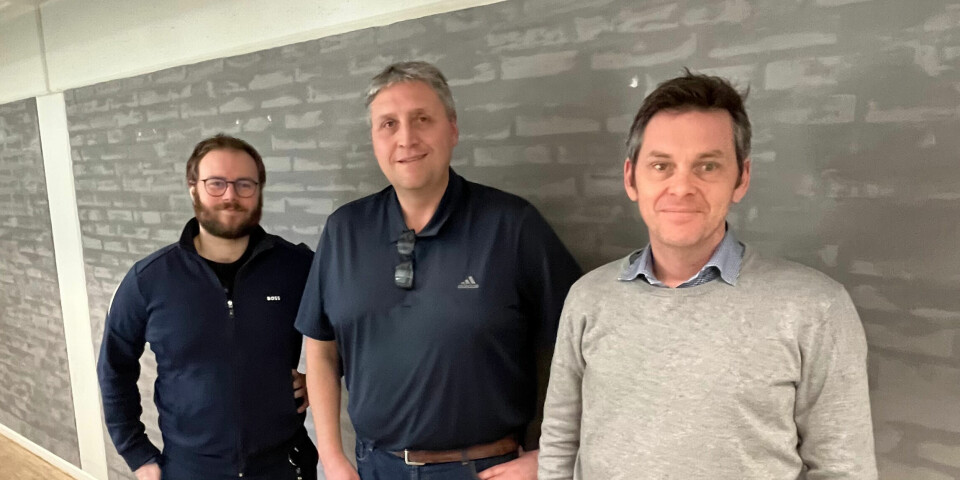 Blue Unit består av Caspar Yan Hansen, data & analysekonsulent, Geirmund Vik, daglig leder og David Owen, teknisk sjef.