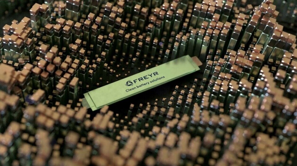 Batterimodul fra FREYR. Batterimodul fra FREYR.