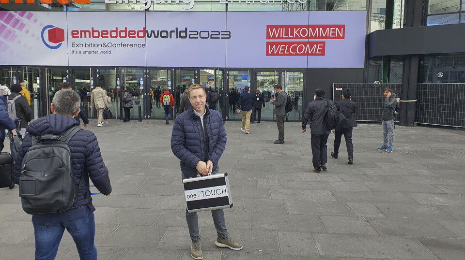 Fra årets embedde world der Wahlstrøm og One2Touch deltok på Infineons stand. Fra årets embedde world der Wahlstrøm og One2Touch deltok på Infineons stand.