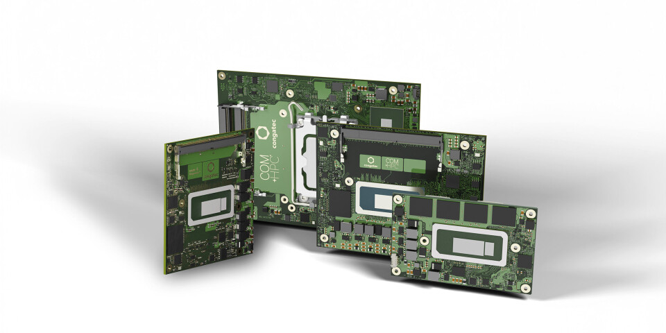 13. generasjons Intel Core-prosessorer: tilgjengelig hos congatec på COM Express Compact samt COM-HPC klientstørrelse C, A og Mini (fra venstre). 13. generasjons Intel Core-prosessorer: tilgjengelig hos congatec på COM Express Compact samt COM-HPC klientstørrelse C, A og Mini (fra venstre).