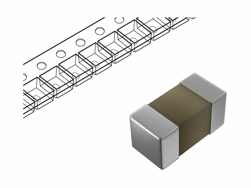 NTC termistorer fra Murata er tilgjengelige i innkapslingsformatet 0204.