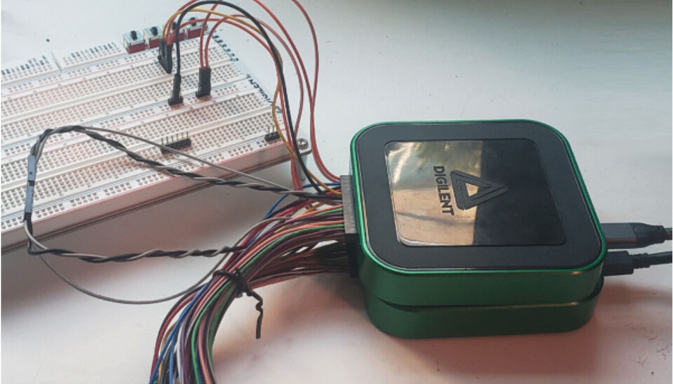 Analog Discovery 3: Doble antall kanaler ved å bruke dobbeltmodus