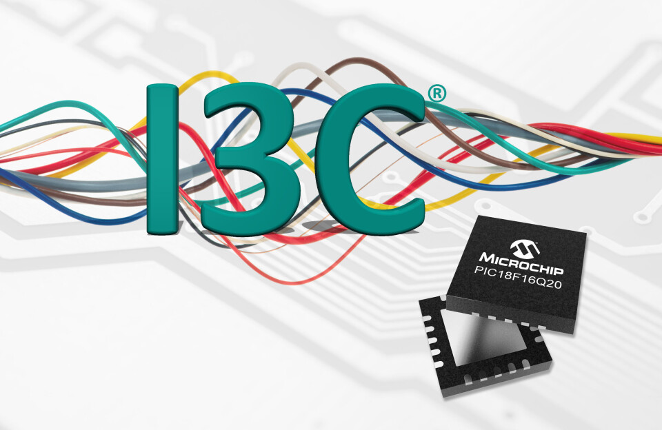 Liten MCU med I3C-støtte