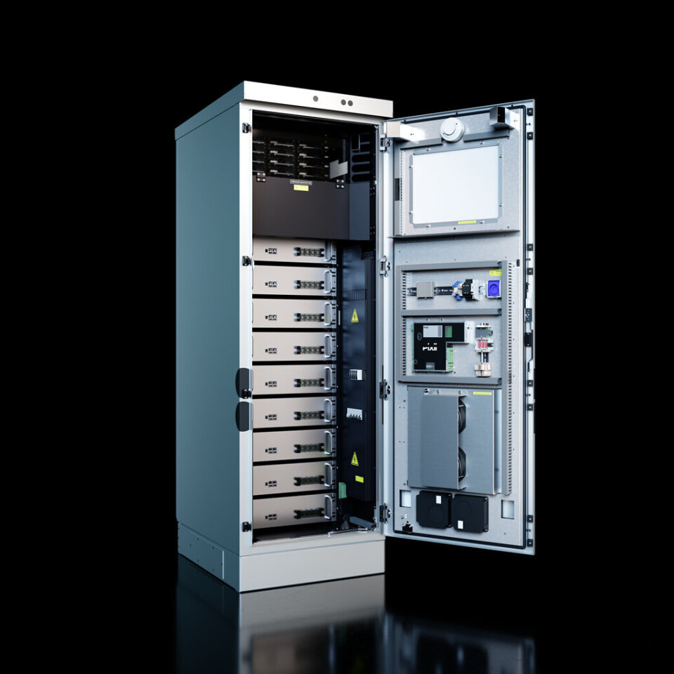 Produktbilde av Pixii batteribaserte energilagringsløsning. Produktbilde av Pixii batteribaserte energilagringsløsning.
