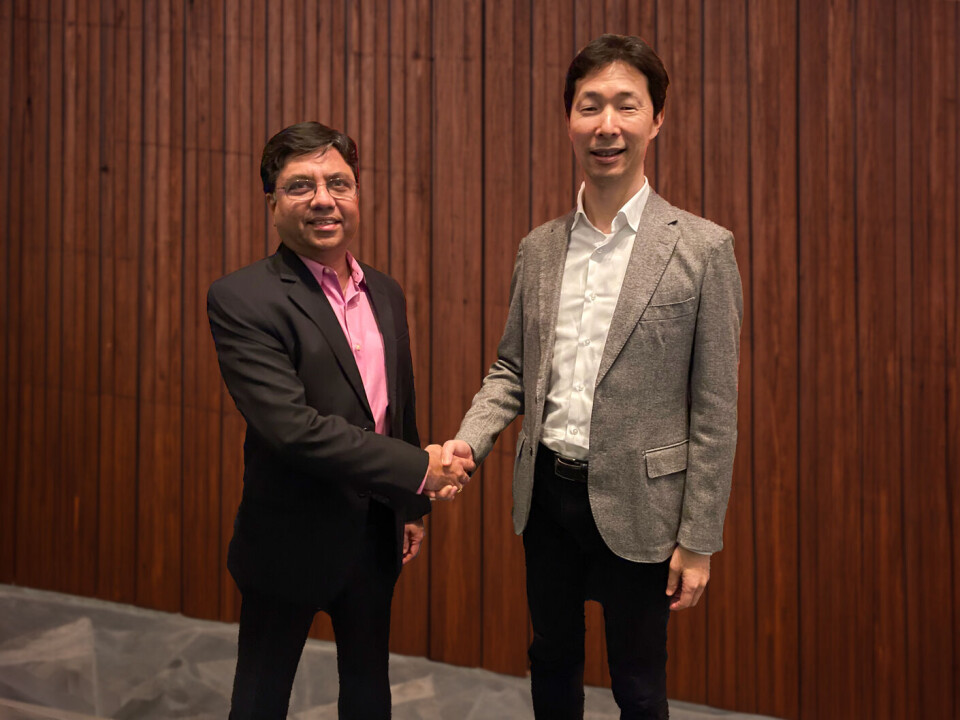 F.v. Transphorm CEO Dr. Primit Parikh og Renesas CEO Hidetoshi Shibata.