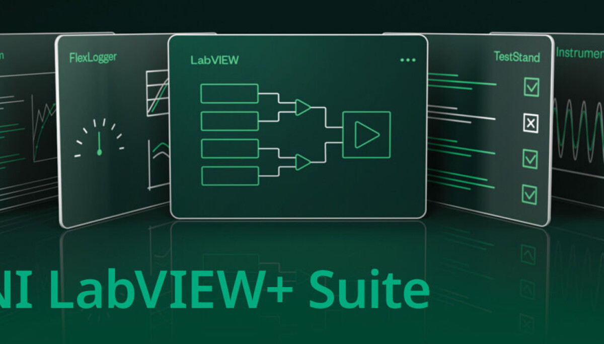 Klar for å levere NI LabVIEW+ Suite