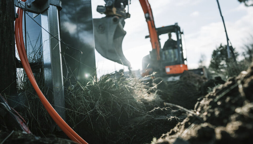 Rapport fra Nkom viser at det har vært mye graving og nedlegging av fiber i Norge. 3/4 av investeringen på raskt internett er fiber.