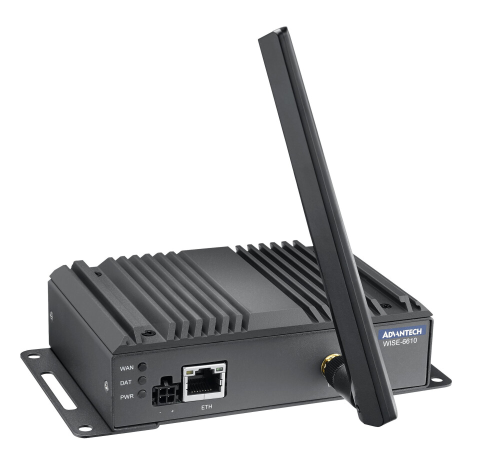 Gatewayen WISE-6610 kan være vertsenhet for opptil 100 LoRaWAN-enheter, og integrere disse i enten en offentlig eller privat installasjon.
