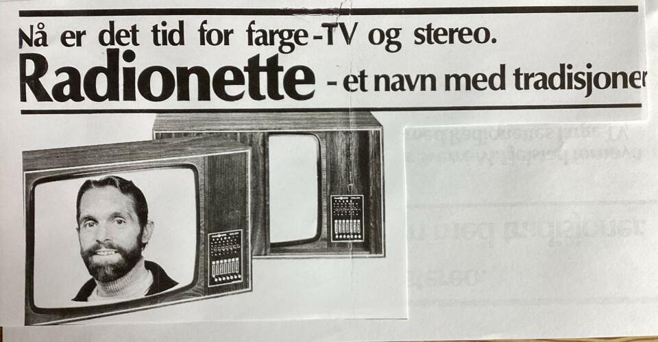 Da Sverre M. Fjeldstad stilte opp for Radionette